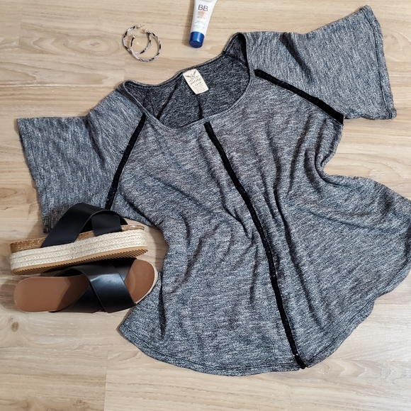 Faded glory gray tunic - Picture 1 of 4